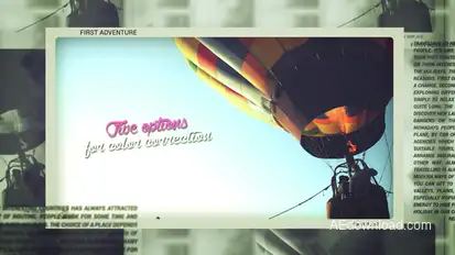 Adventure slideshow Openers template preview