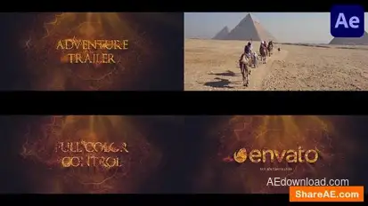 Adventure Trailer for After Effects Openers template preview