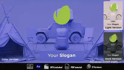 Adventure Travel Logo Stings template preview