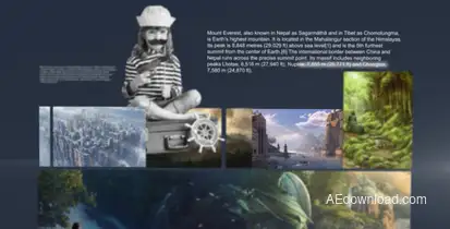 Adventure World Video Displays template preview