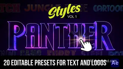 AE Cinematic Styles Elements template preview