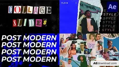 Videohive Aesthetics Collage for After Effects Openers template preview