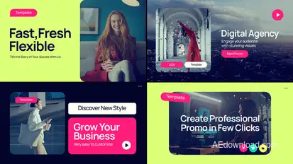 Agency Promo Openers template preview