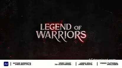 Aggressive Trailer | Cinematic Teaser Titles template preview