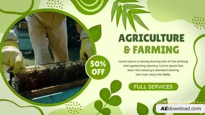 Videohive Agriculture Farming Slideshow 57934652 Video Displays template preview