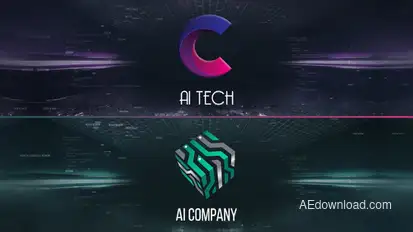 AI DIgital Logo Logo Stings template preview