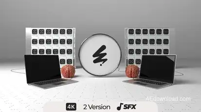 Ai Intro Logo Stings template preview