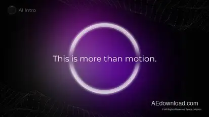 AI Intro Titles template preview