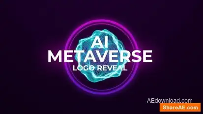 AI Metaverse Logo Reveal Logo Stings template preview