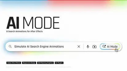 AI Mode Logo Stings template preview