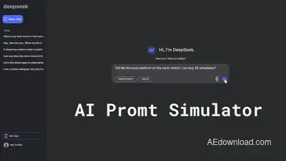 AI Prompt | DeepSeek UI Elements template preview