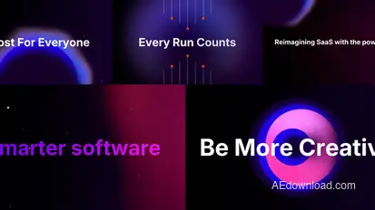 AI SaaS Product Promo Elements template preview