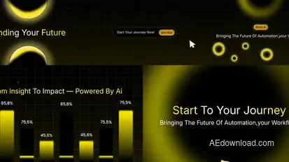 AI SaaS Product Promo Video Elements template preview