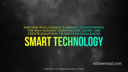 AI Titles | AE Titles template preview