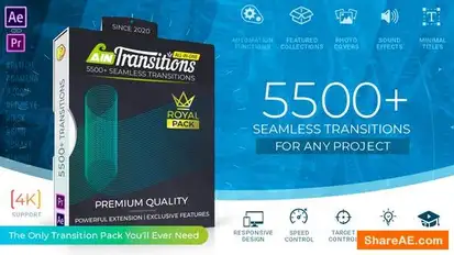 Videohive AinTransitions | Ultimate Multipurpose Transitions Pack Elements template preview