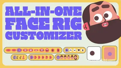 All-In-One Face Rig Customizer Product Promo template preview