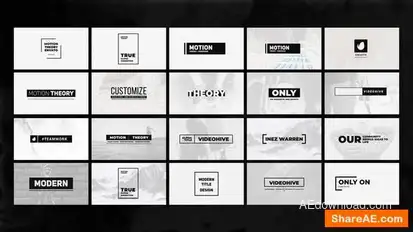 Videohive Alpha Titles 23222368 Titles template preview