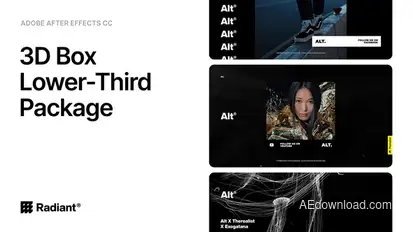 Lower Third Elements template preview