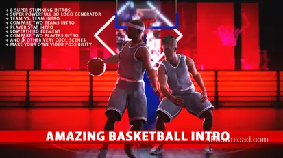 Amazing Basketball Intros Openers template preview