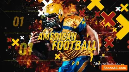 American Football Openers template preview