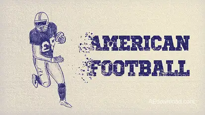 American Football | After Effects Template Logo Stings template preview