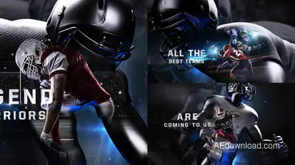 American Football Opener Openers template preview