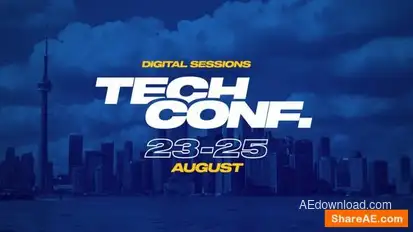 Tech Conference Promo Openers template preview