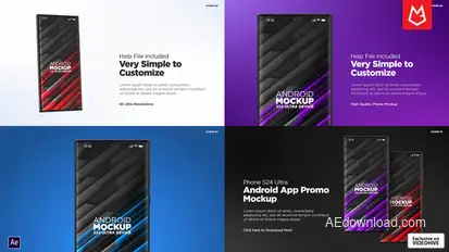 Android App Promo | S24 Ultra Mockup Product Promo template preview