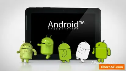 Videohive Android Presentation Video Displays template preview