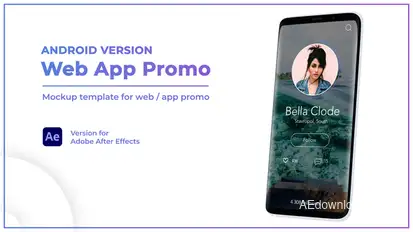 Android Web / App Presentation Product Promo template preview