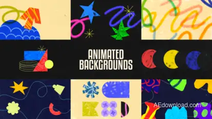 Animated Backgrounds Elements template preview