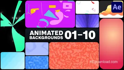 Animated Backgrounds for After Effects Elements template preview
