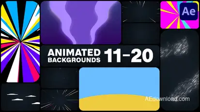 Animated Backgrounds for After Effects Elements template preview