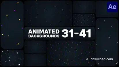 Animated Backgrounds for After Effects Elements template preview