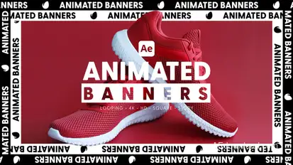 Animated Banners Elements template preview