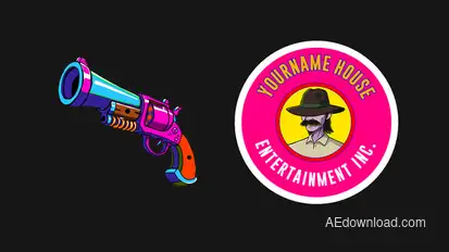 Animated Character Logo Logo Stings template preview