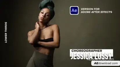 Animated Lower Thirds Elements template preview