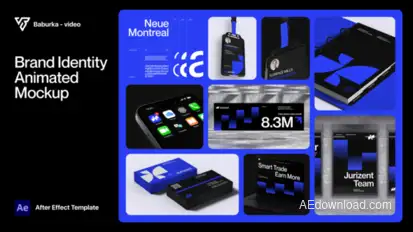 Animated Mockup | Brand Identity Product Promo template preview