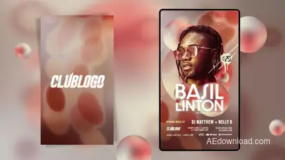 Animated Nightclub Flyer Template Openers template preview