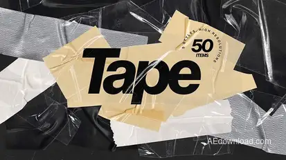 Animated Tapes Pack Elements template preview