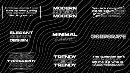 Animated Text Titles 3.0 | After Effects Titles template preview