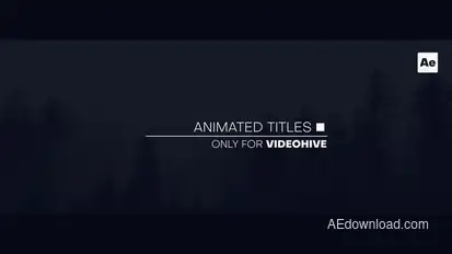 Animated Titles Titles template preview