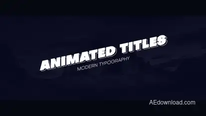 Animated Titles Titles template preview