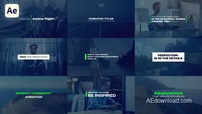 Animated Titles Titles template preview
