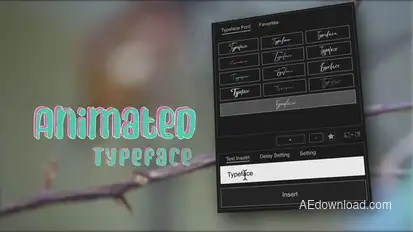 Animated Typeface - Cube Kids Titles template preview