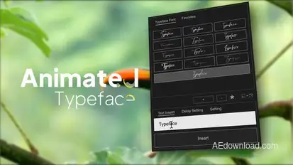 Animated Typeface - Eudoxus Titles template preview