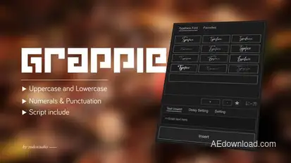 Animated Typeface - Grapple BRK Titles template preview