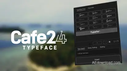 Animated Typeface - Oh Square Titles template preview