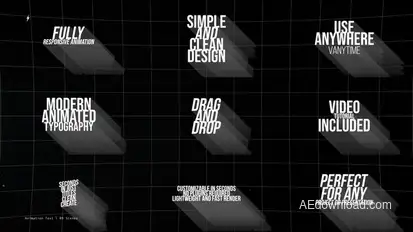 Animation Text 5.0 | After Effects Titles template preview