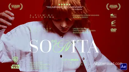 Anora Cinematic Titles Titles template preview